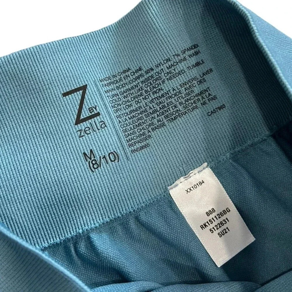 Z by Zella Blue Athletic Capri Leggings M - Picture 3 of 3